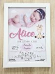 Welcome baby photo frame