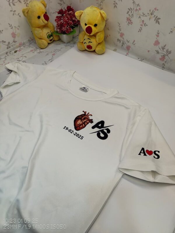 Customized Couple Name T-Shirts